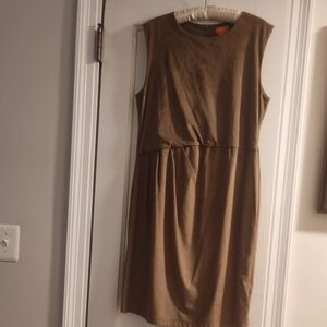 Joe Fresh Faux Suede Sleeveless Shift. XL. Never Worn